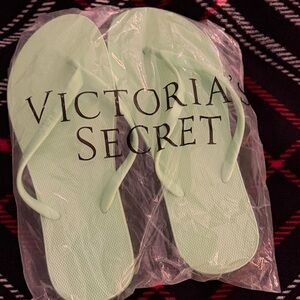 Victoria's Secret Mint Green Flip Flops
